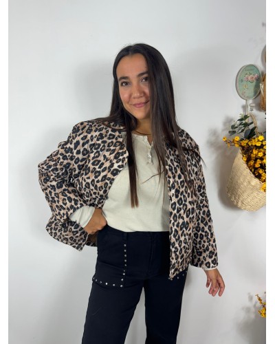 ABRIGO ANIMAL PRINT