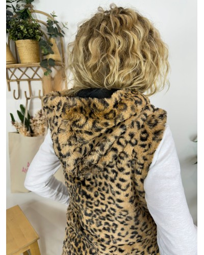 CHALECO ANIMAL PRINT