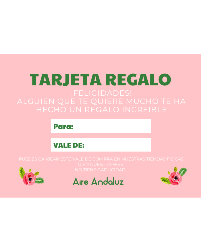 TARJETA REGALO